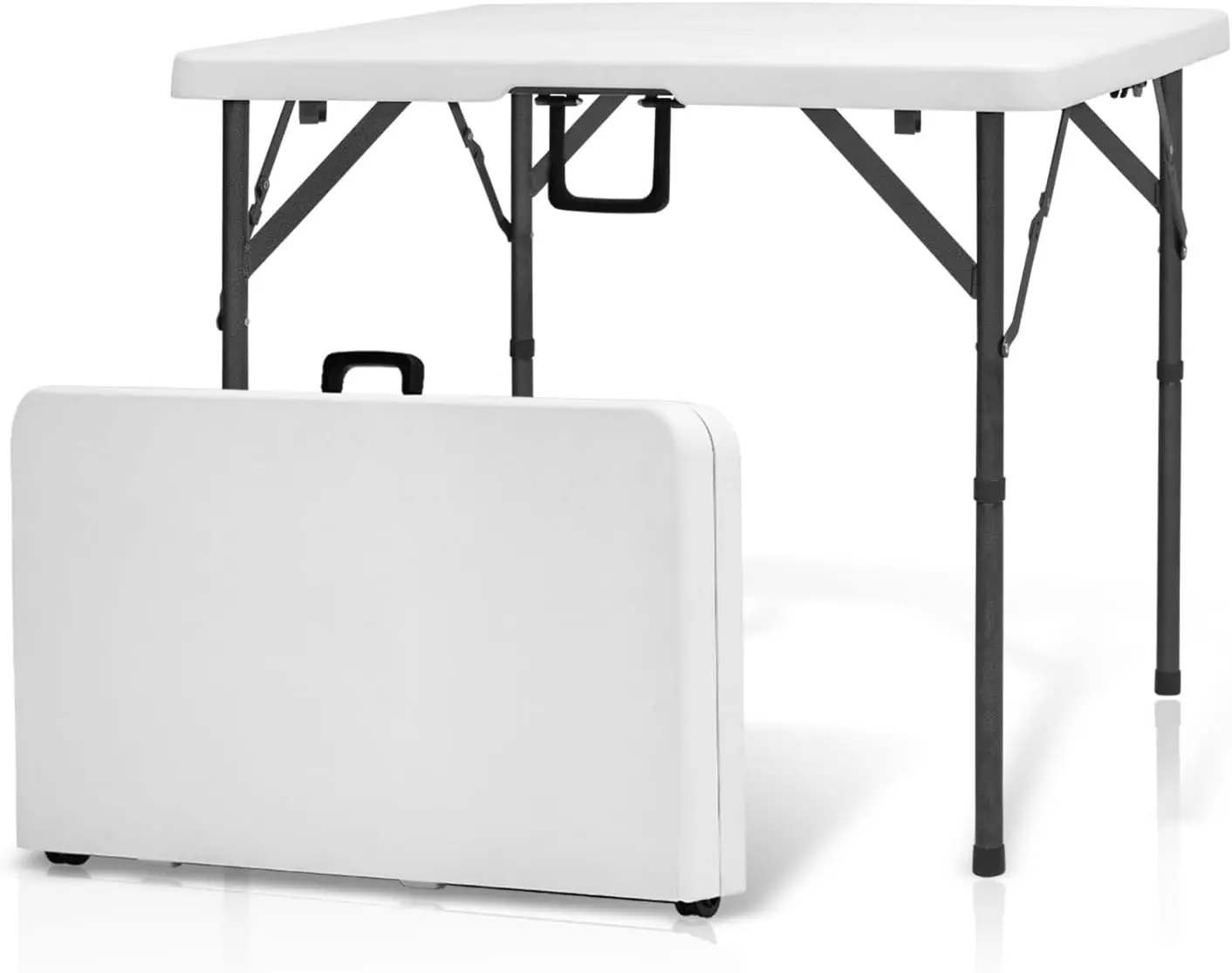 Ajp Distributors 3 Foot Portable Plastic Square Folding Card Table 3Ft 34