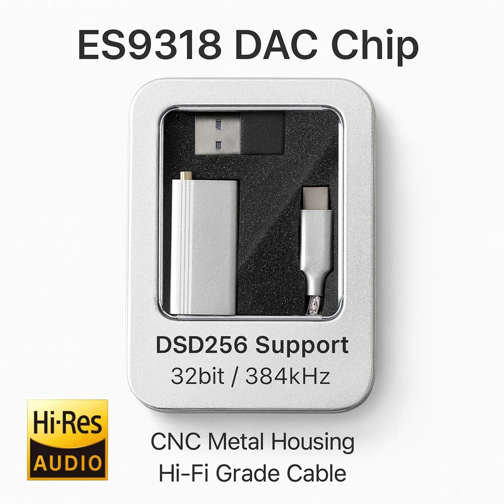 Hi-Fi USB-C Dac For…
