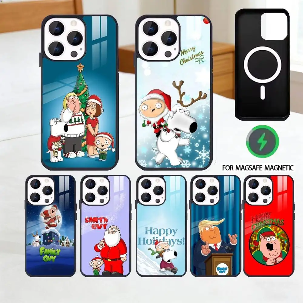 

Cartoon F-Family Funny Guy Phone Case For iPhone 17,16,15,14,13,12,Plus,Pro,Max For Magsafe Magnetic Wireless Charge