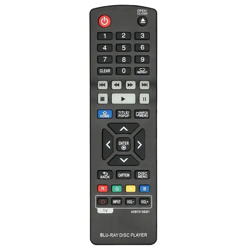 

For AKB75135301 LG-Blu-ray-Disc-Player-Remote-Control-Replacement, For LG Blu-ray Disc Player BPM33 BPM55 BPM54 BPM53 BP440