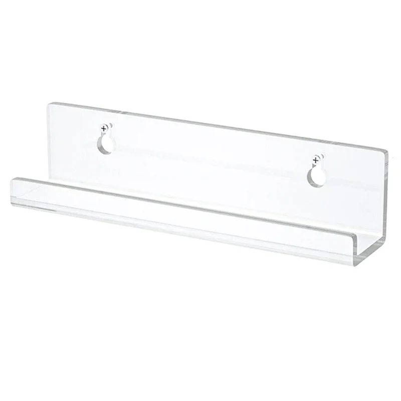 

AD30-8PCS Acrylic Record Display Stand Clear Wall Mounted Vinyl Record Holder Shelf LP Record Album Stora
