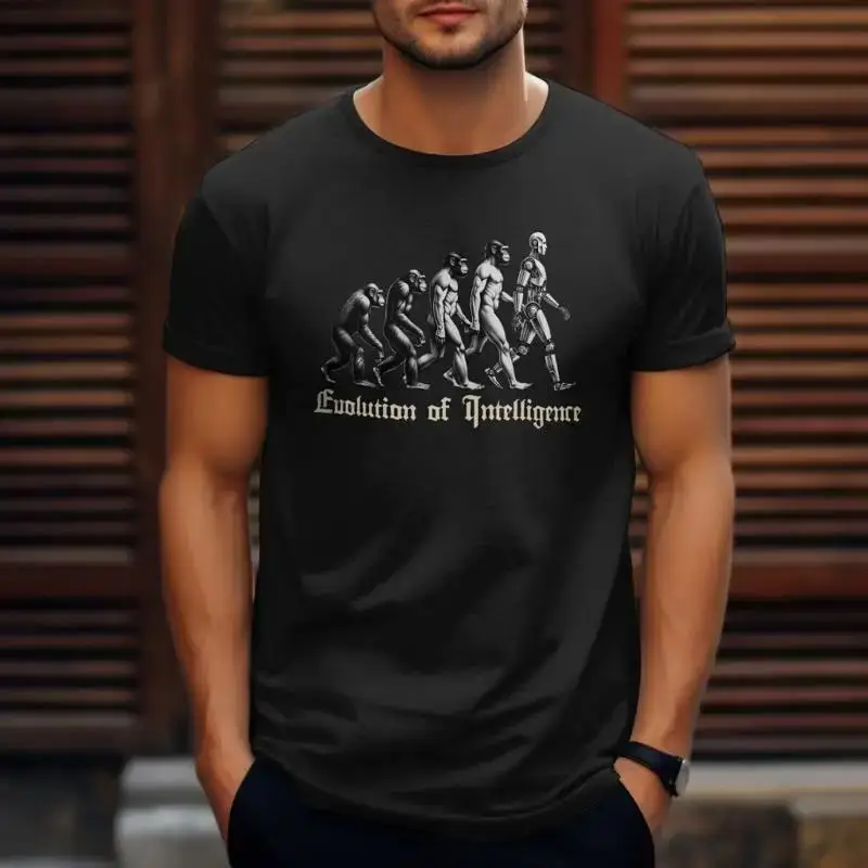 Ai Evolution Of Intelligence T Shirt Artificial Robot Technology Top