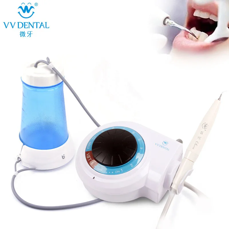 Ultrasonic Scaler Dental With 5 Tips And Handpiece, Water Feed System Option, Dental Ultrasound Scaler For DTE