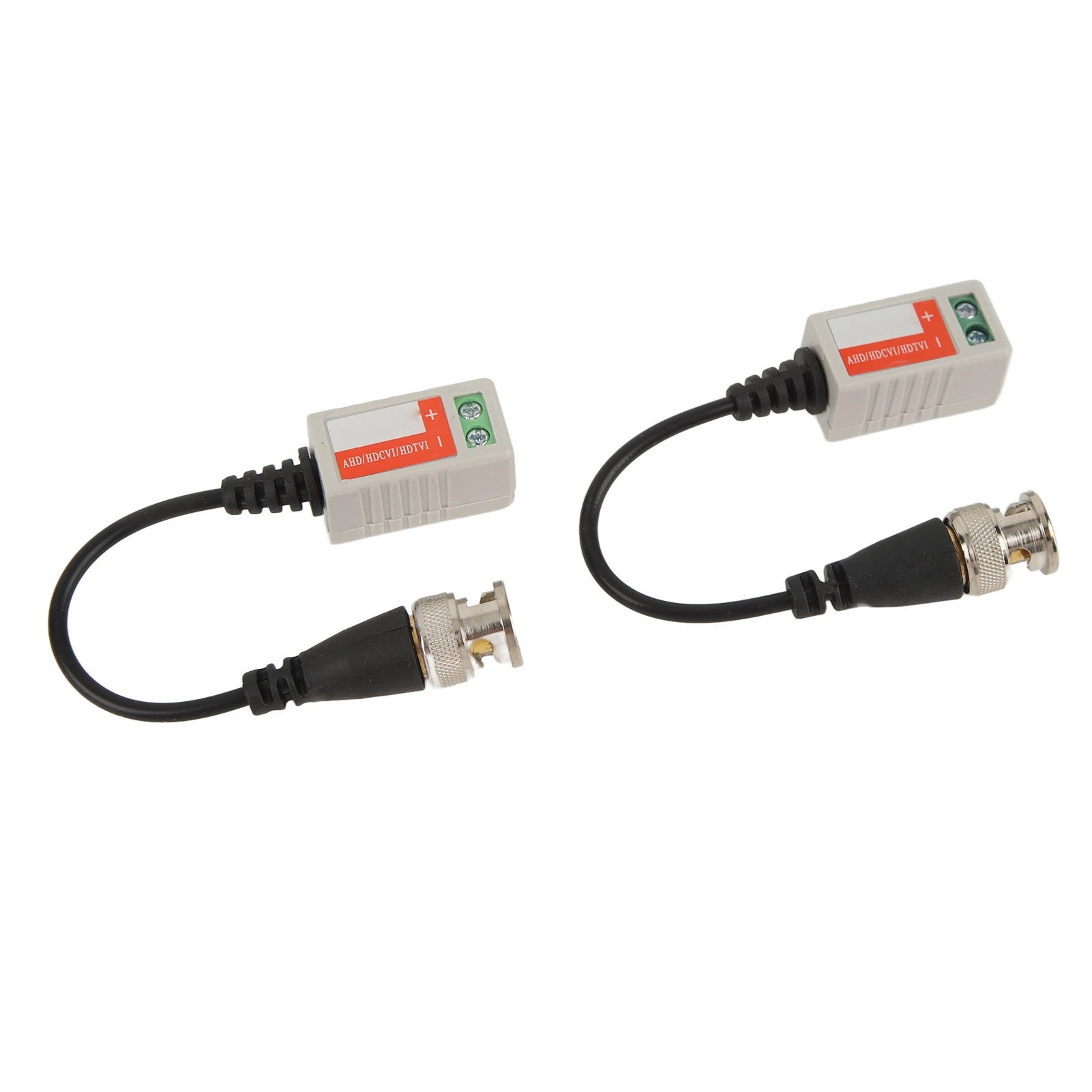 24Pcs Video Balun Connector Stable High Definition Image Reliable Video Balun Transmitter for Surveillance Systems