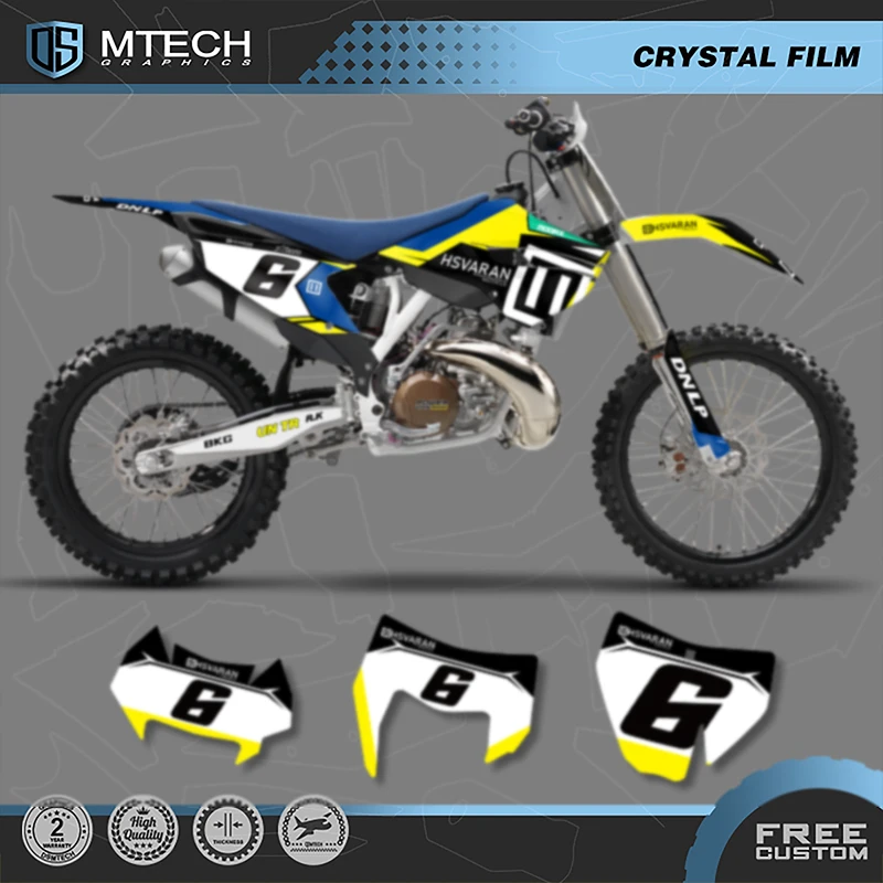 

Наборы наклеек DSMTECH Custom Team Graphics для Husqvarna Decal 14-15 TC FC TX FX FS 14 2015 2016 TE FE 125-450cc 005