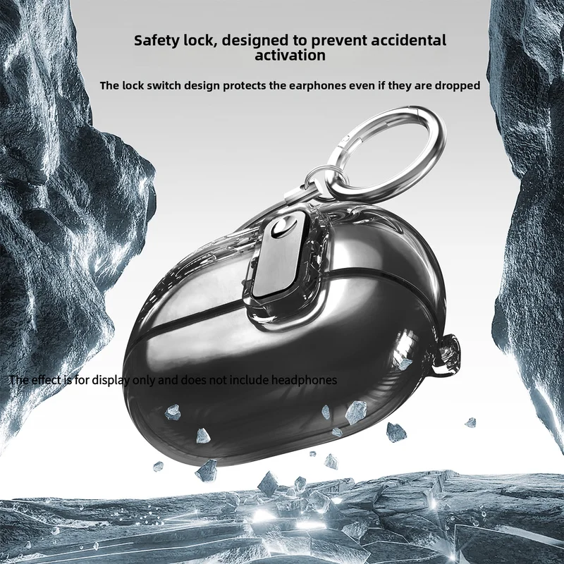 Lock‑Switch Anti‑Dust Protective Case for Huawei FreeBuds Pro 4 / Pro 3, Shock‑Resistant Earphone Cover With Cleaning Tool