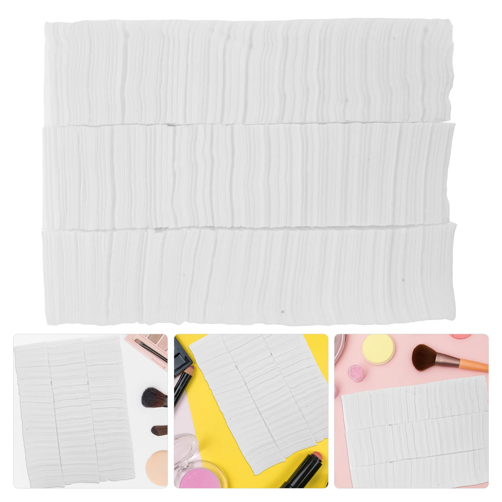 

500Pcs Beauty Cotton Pads Double-Layer Thickened Makeup Remover Soft Facial Cleansing Wipes High Absorption Reusable