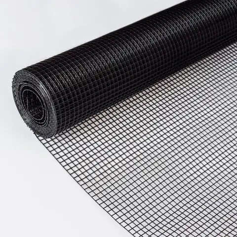24" x 50' - 1 4 Inch 21 Gauge Black PVC Coated Hardware Cloth Welded Wire Mesh for Garden Edging DIY Projects Small Pet Enclosu