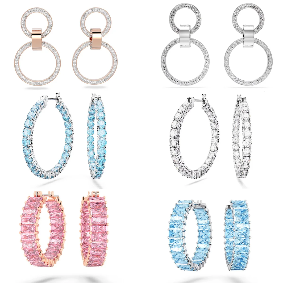 Hot And Popular Multi-style And Multi-color Earrings Suitable For Various Occasions. Highly Recommended By Internet Celebrities.