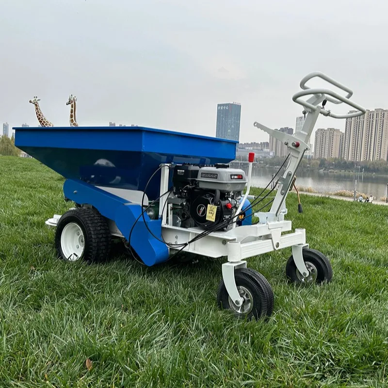 Agricultural three-wheeled truck dung truck, high-power fertilizer truck, multi-functional all-terrain crawler dung truck