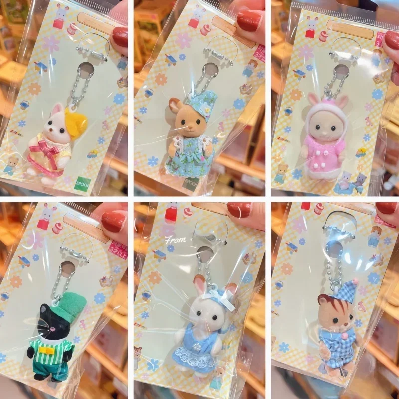 Sylvanian Families Character Ternurines Action Doll Limited Edition Keychain Character Room Decoration Children\'S Birthday Gifts