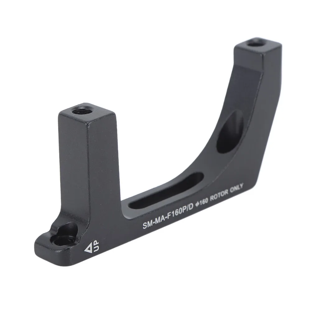 

Aluminium Alloy Bike Disc Brake Adapter Black Front 160 mm Rotor Bike Caliper Mount Adapter Easy Installation