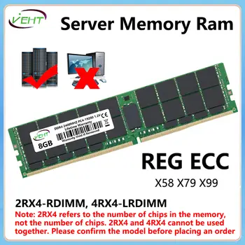 Paměť DDR3 DDR4 REG ECC 8GB 16GB 32GB 64GB PC3 1,5V 1333 1600 1866Mhz PC4 1,2V 17000 19200 21300 25600 Serverová paměť RAM X79 X99 8 nejlepší prodej 64 GB RAM DDR4 - №8