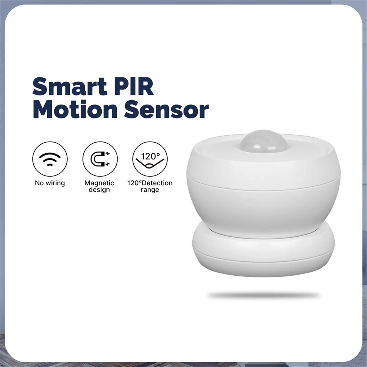 Tuya Zigbee Smart PIR Sensor Human Body Infrared Motion Detector with Magnetic Base Home Security Automation-ABLM