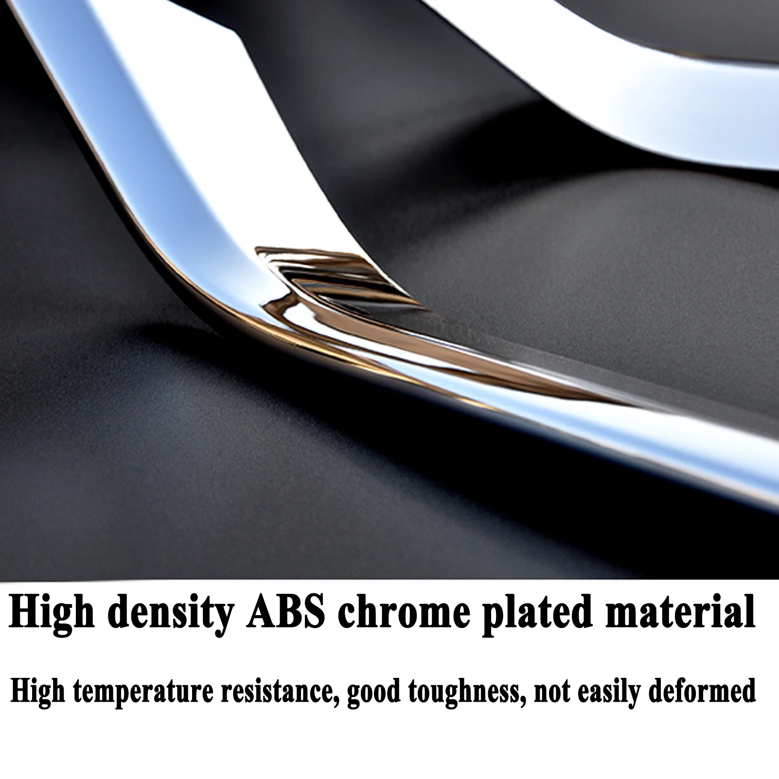 1 Pair Rear Bumper Trim Bezels Stainless Steel Chrome Left and Right For Golf Mk7 VII 5-door sedan 2018