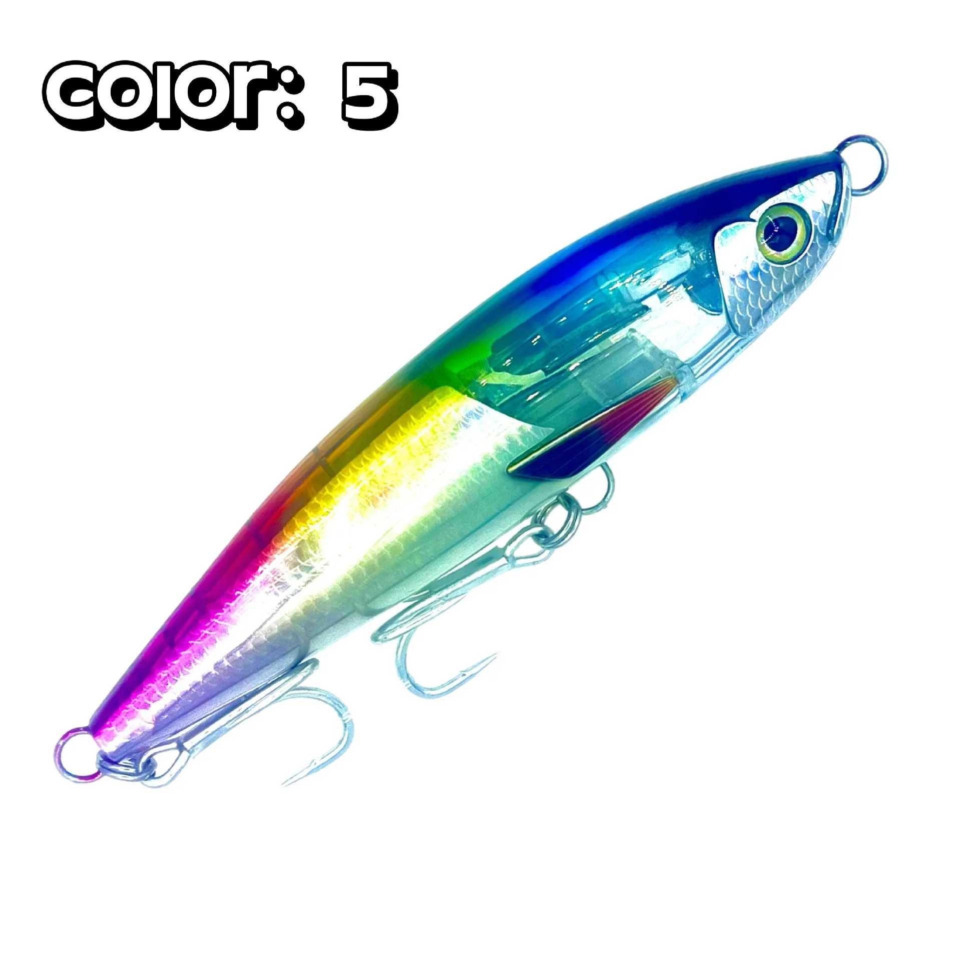 

MUKUN New Flash Blade Плавающий большой карандаш 190 мм 98 г Океанская лодка Рыболовная приманка 5x-сильный крючок для тунца GT Морская рыба