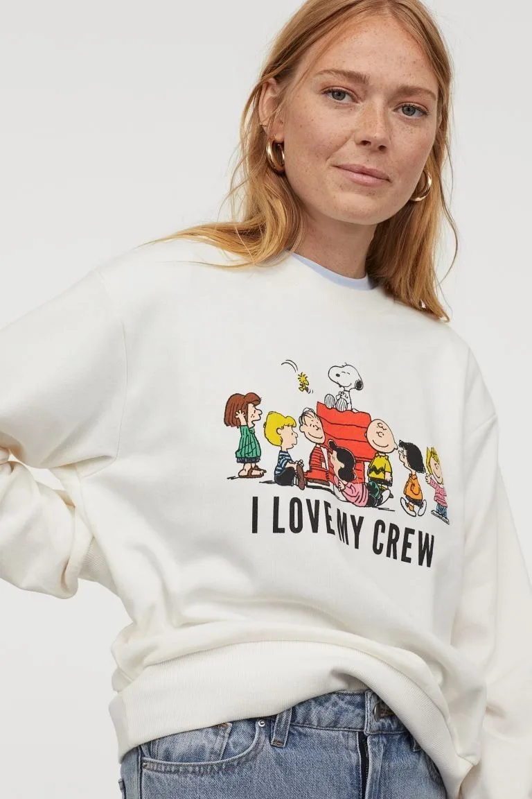 

Толстовка с круглым вырезом Disney Peanuts Snoopy With His Friends с рисунком из мультфильма для взрослых и детей, мягкая, удобная, стильная, свободного кроя, осень-зима