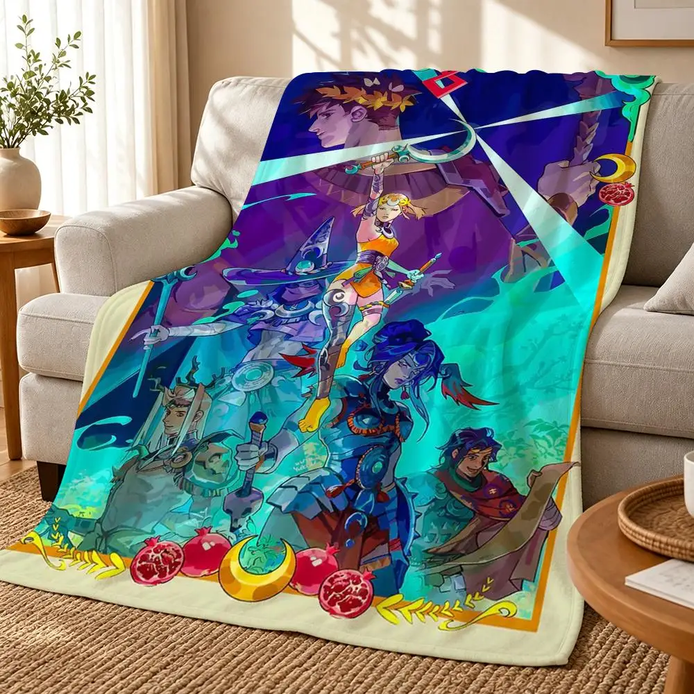 H-Hades Game Throw Flannel Throw Blanket Soft Lightweight Blanket for Sofa Couch Bed Office Naps Travel Home