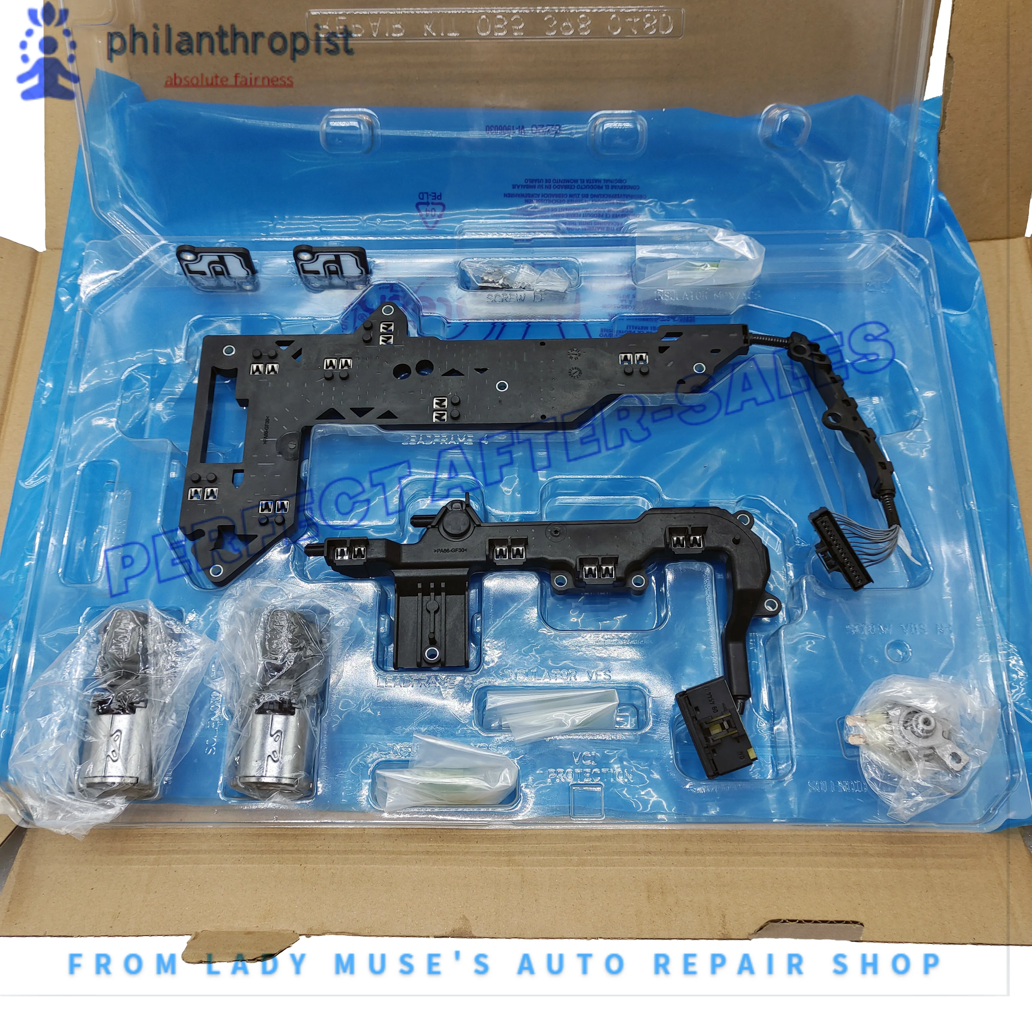 

0B5 DL501 New Auto Trans Kit Valve Wiring Harness + Solenoid Valve For Audi A4 A5 A6 A7 Q5