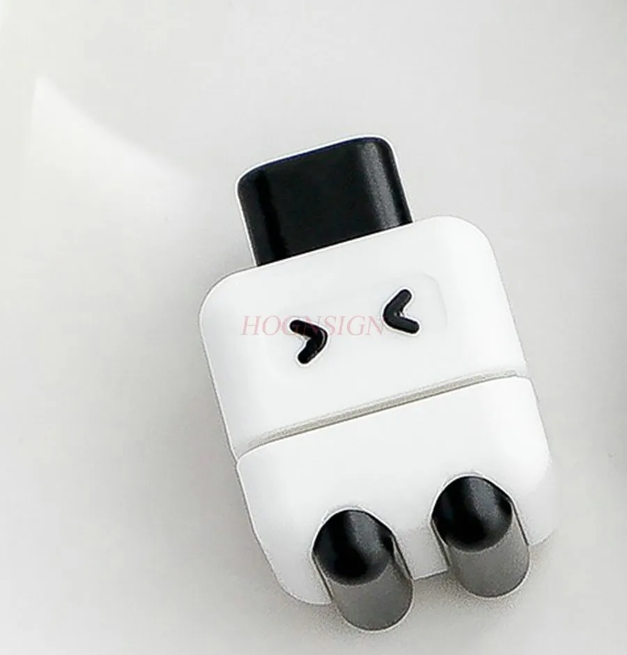 Cute robot loose leaf notebook punching machine, small mini handmade single hole punching machine, paper punching machine