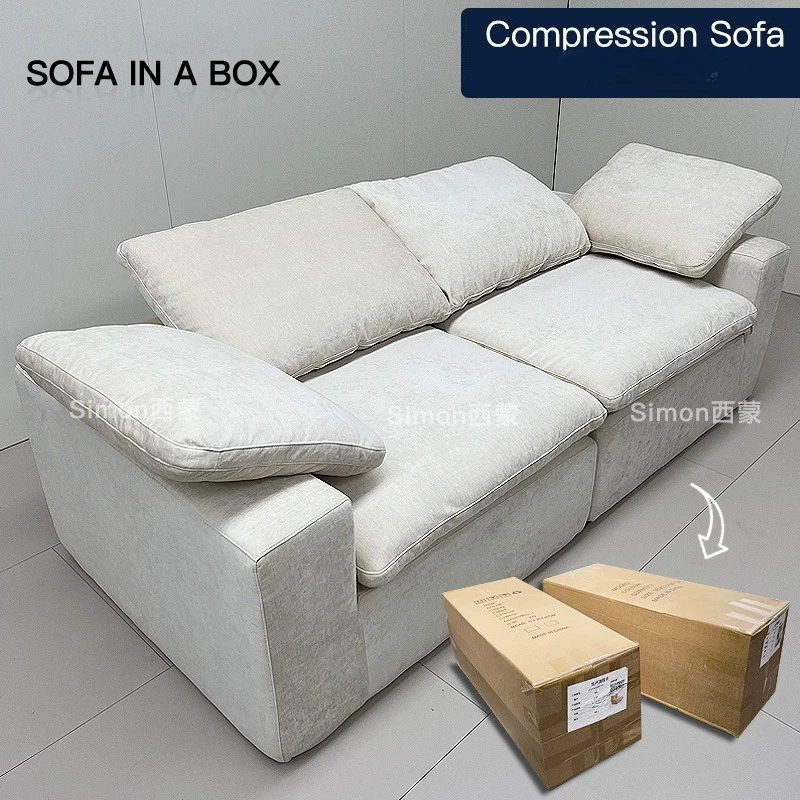 

corduroy living room sofa vacuum compression simple module integrated sofa bed sponge fabric dual-purpose Home furniture