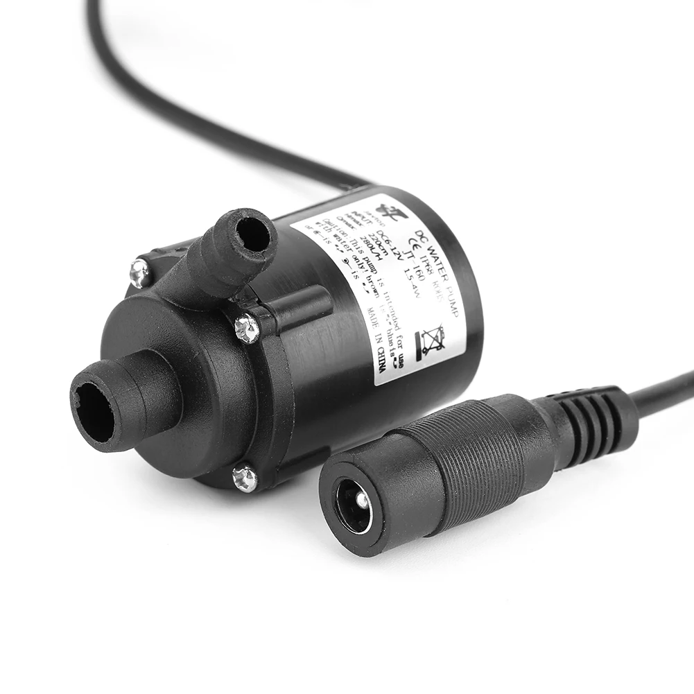 Motor  Brushless  Low Pressure Pump  12V  Brushless Submersible Motor  Solar Cooling 200L/H