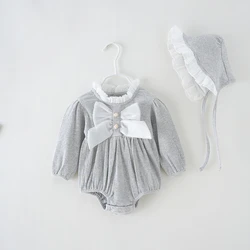 Butterfly Style Princess Newborn Baby Girl Bodysuits Cotton Long Sleeve Infant Girls Jumpsuits Clothes for Spring Autumn