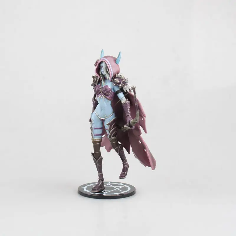 ألعاب شخصيات الحركة من WOW Fall of The Lich King Arthas Sylvanas Windrunner Sylvan Archery Queen World Of Warcraft Dota Menethil