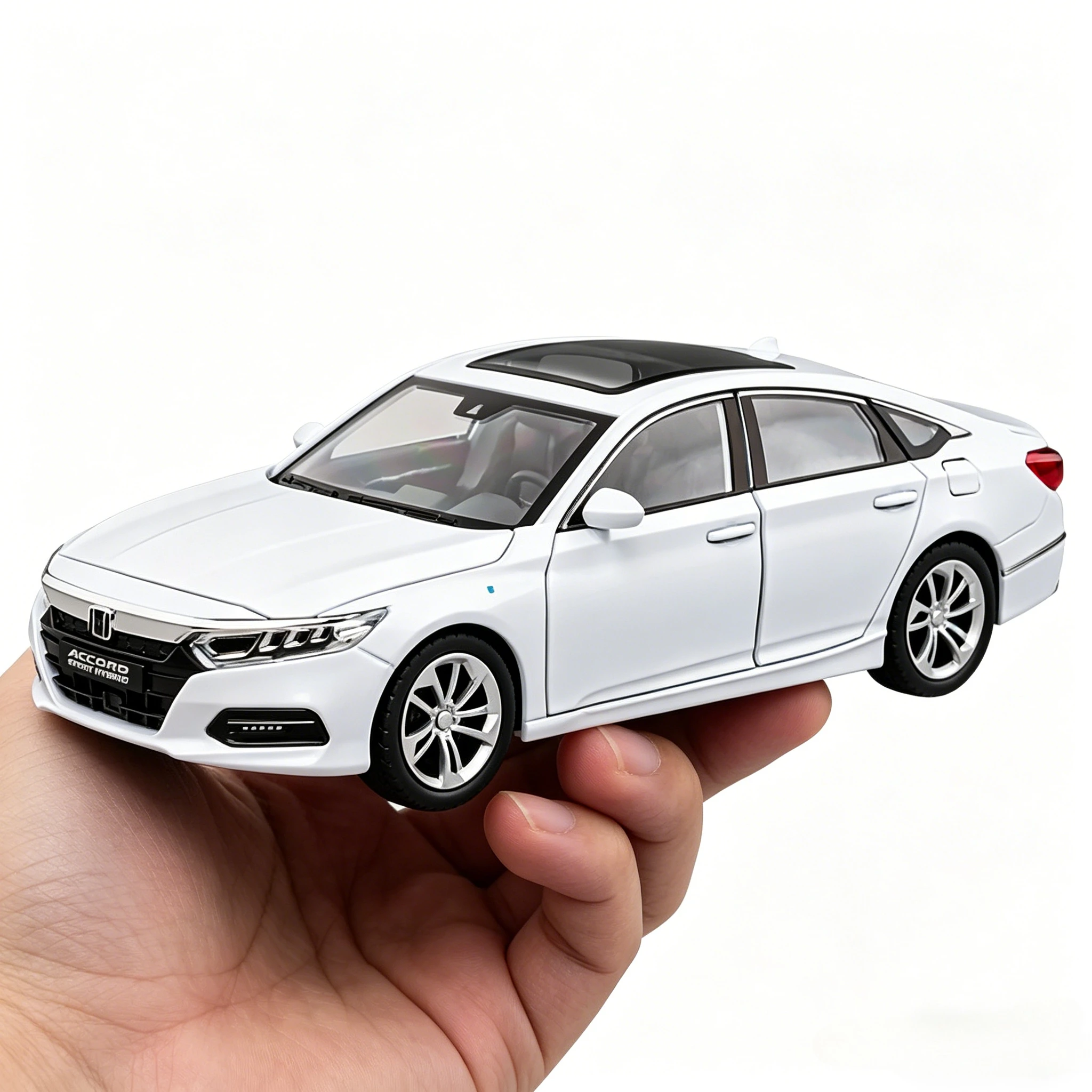 

1:24 Scale Accord Sound & Light Alloy Metal Diecast Car Model Collecting Hobby Decoration Trendy Holiday Gift