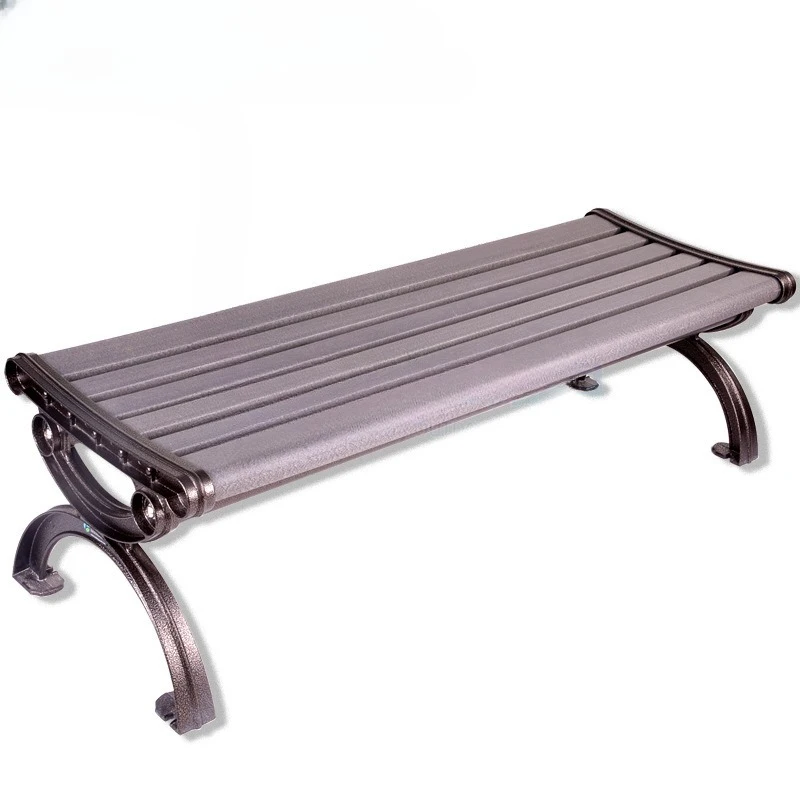 

Outdoor seat Durable anti-corrosion plastic wood park chair Rest waiting chair Scenic garden chair strip