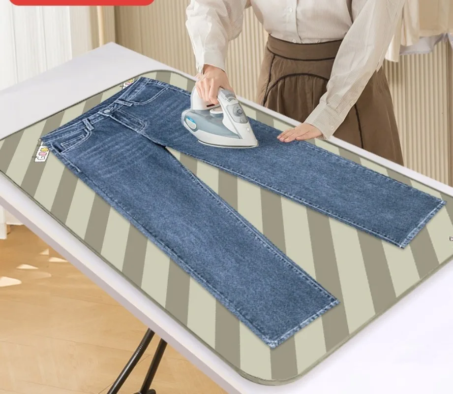 Tabla de planchar para el hogar, cama pequeña plegable, tela aislante, máquina colgante de mano, guantes resistentes al calor