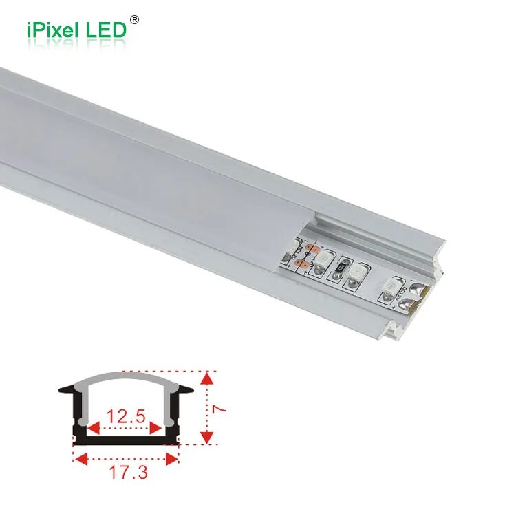 Profile Anodized Surface T5 LED Channel Wing,u Shape Aluminum Track Channel,aluminum Ipixel LED Is Alloy U Shape for Led Strip