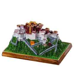 Hot Sale China Potala Palace Creative Resin Crafts World Famous Landmark Model Tourism Souvenir Gifts Collection Home Decor