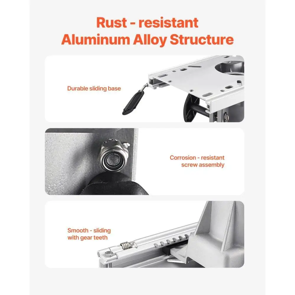 Adjustable Boat Seat Pedestal Aluminum Alloy Base Sliding Travel Waterproof Rust-resistant Fits 2-7/8 Inch Diameter Post