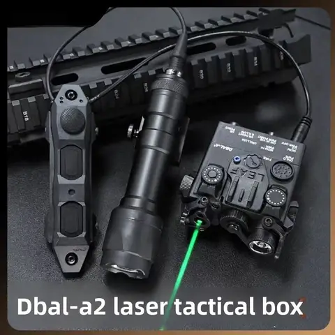 DBAL-A2 PEQ15 Red Green Dot IR Laser Sight  Light Tactical M600 Flashlight Armas White Scout Lamp Fit 20MM Picatinny Rail