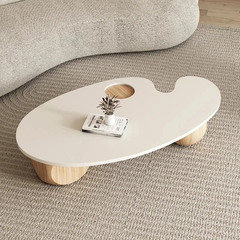 

Wood Designer Coffee Table Trau Small White Aesthetic Nordic Coffe Table Simple Minimalist Stoliki Do Kawy Furniture For Home