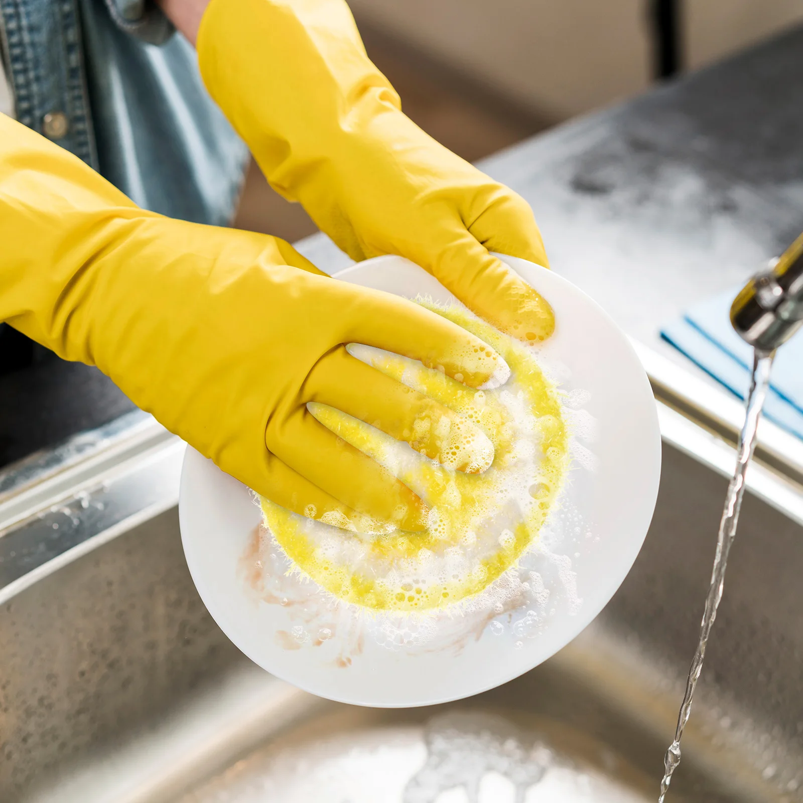 

4pcs Lemon Dish Cloths Kitchen Washing Cloths Super Absorbent Scrub Pad For Dishes Cleaning Multipurpose Fruit Shape Towel Daily