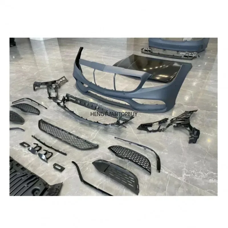 High Quality Car Conversion Bumper Body Kit CLS W218 Upgrade To CLS63 Bodykit With Aluminum Hood