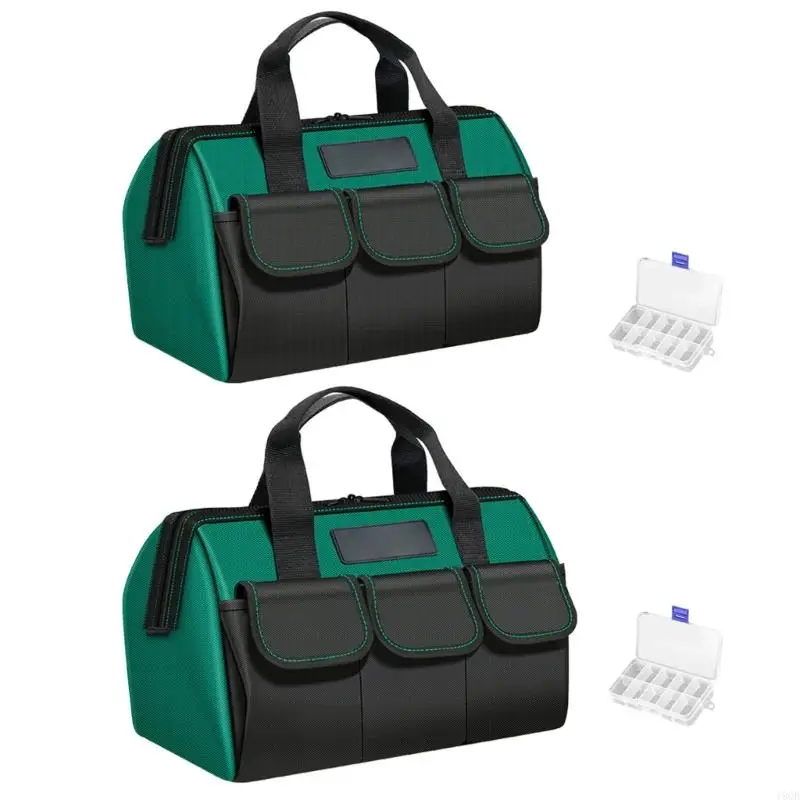 

16/18inch Wide Mouth Tool Bag Large Capacity Tool Bags for Men Portable Home
