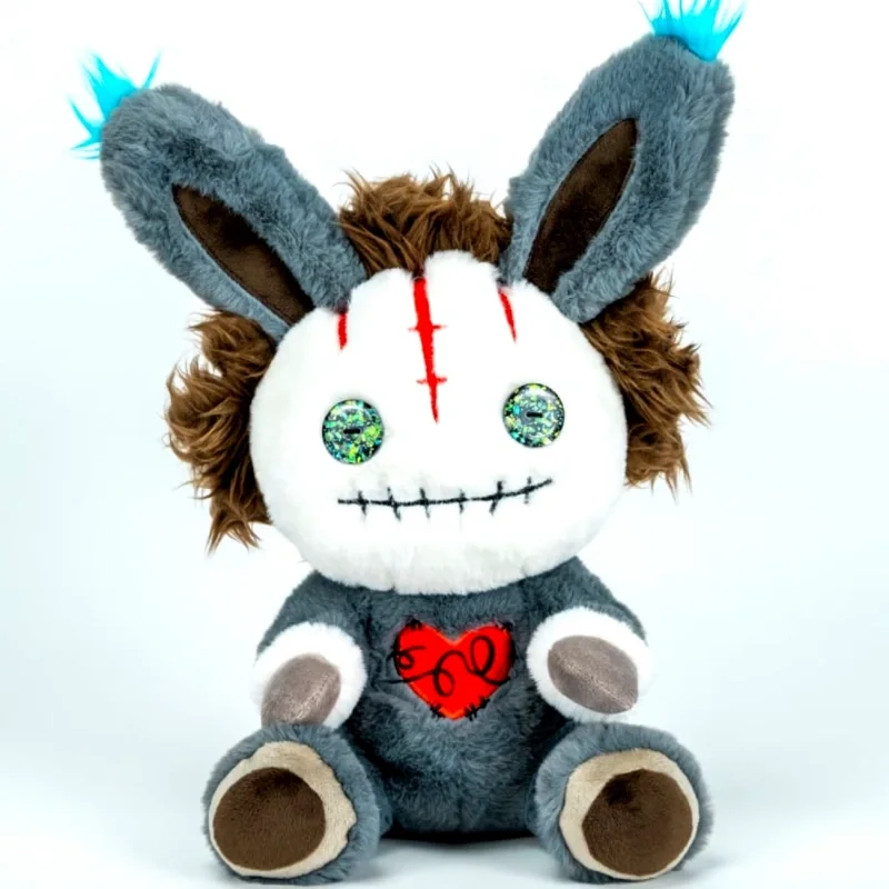 Plushie Dreadfuls Dysautonomia Rabbit Soft Fluffy Stuffed Toy Blue Large Long Ears Home Decoration Collectible Gift For Adults