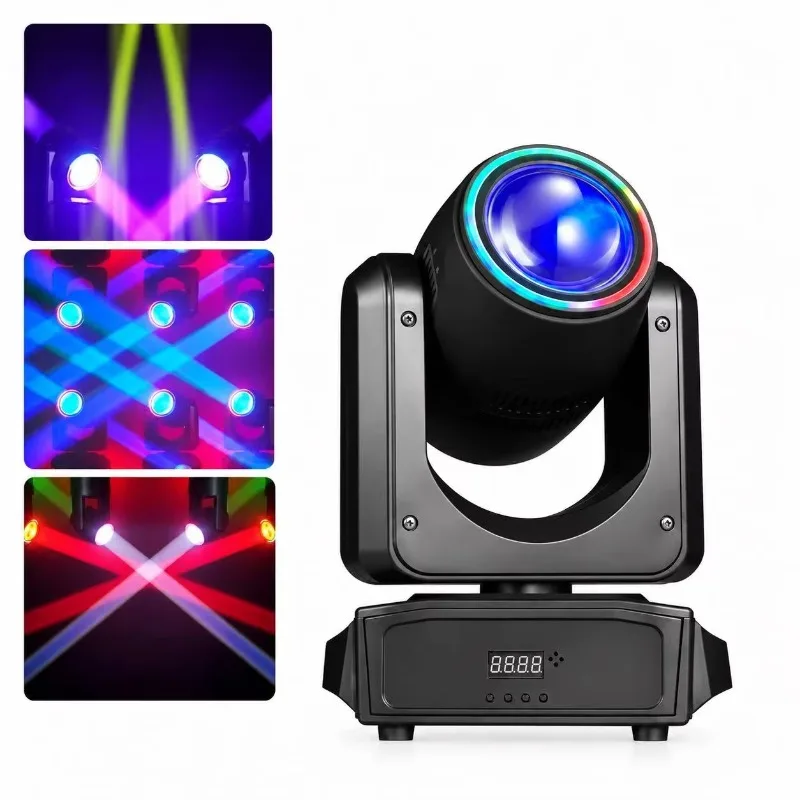ED Mini Double-sounding Cannon Golden Hoop Rod Beam of Light Moving Head Clear Bar KTV Diss Strobe Atmosphere Stage