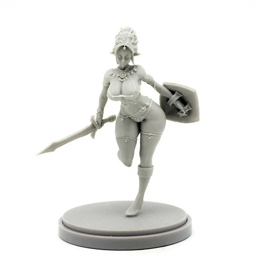 

30mm Base Resin Figure Model Kits King-dom Death Elf Variant Unassembled and Unpainted 051