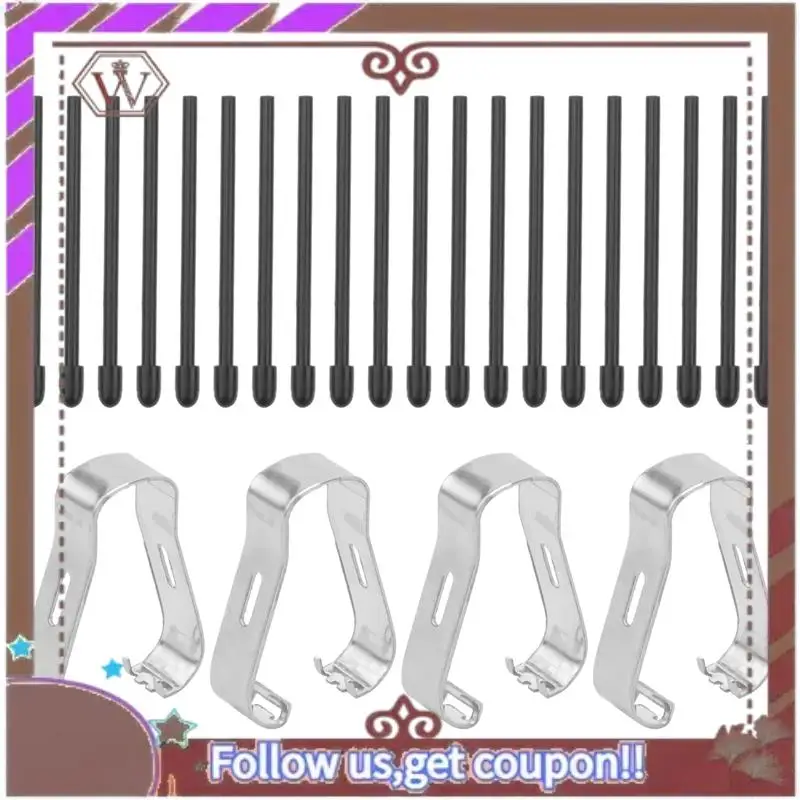 ABBG (20 шт.) Наконечники/наконечники для маркеров для замечательного 2, сменные мягкие наконечники/наконечники для стилуса, черные