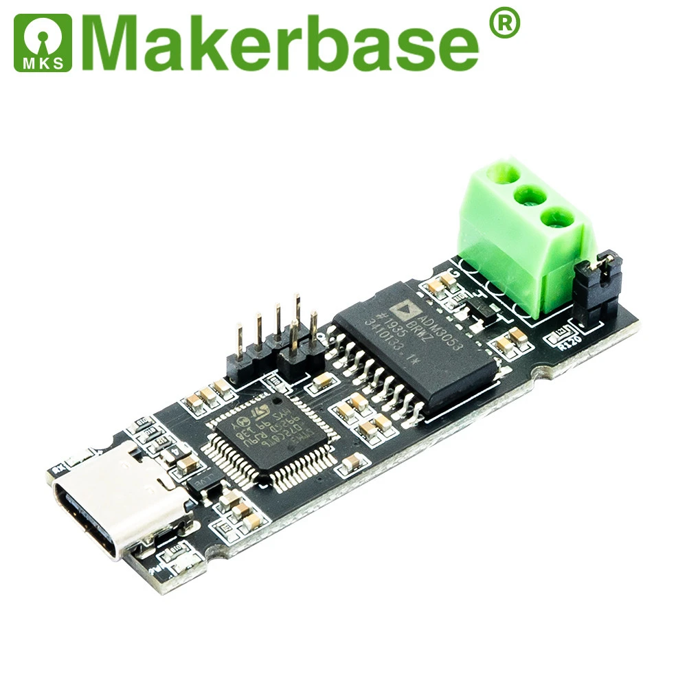 Makerbase CANable USB-C to CAN Adapter Isolated CAN Bus Analyzer Debugger SLCAN CANFD Converter for Raspberry Pi Linux Windows A