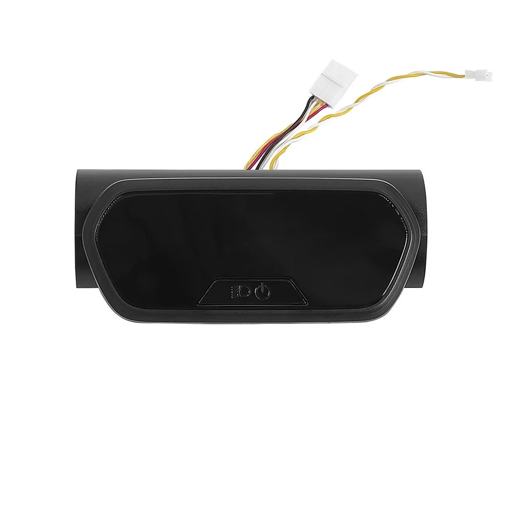 black-abs-dashboard-display-assembly-for-ninebot-e2-electric-scooter-replacement-part-with-clear-screen-and-easy-installation
