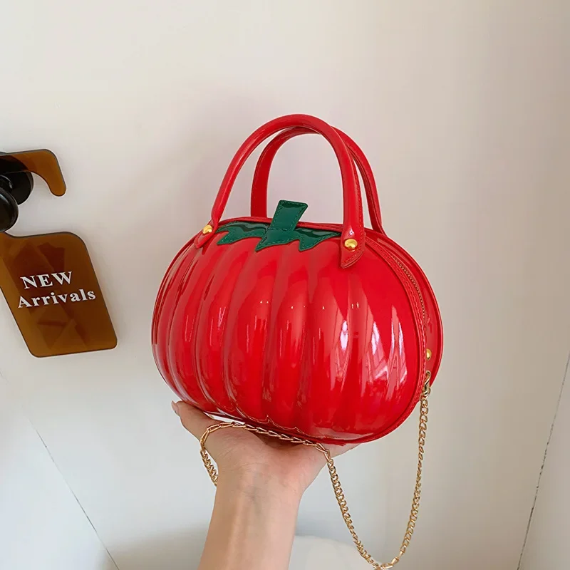 

Halloween Pumpkin Personalized Design Handheld Crossbody Small round Bag Stylish One Shoulder Bag for Festive Occasions