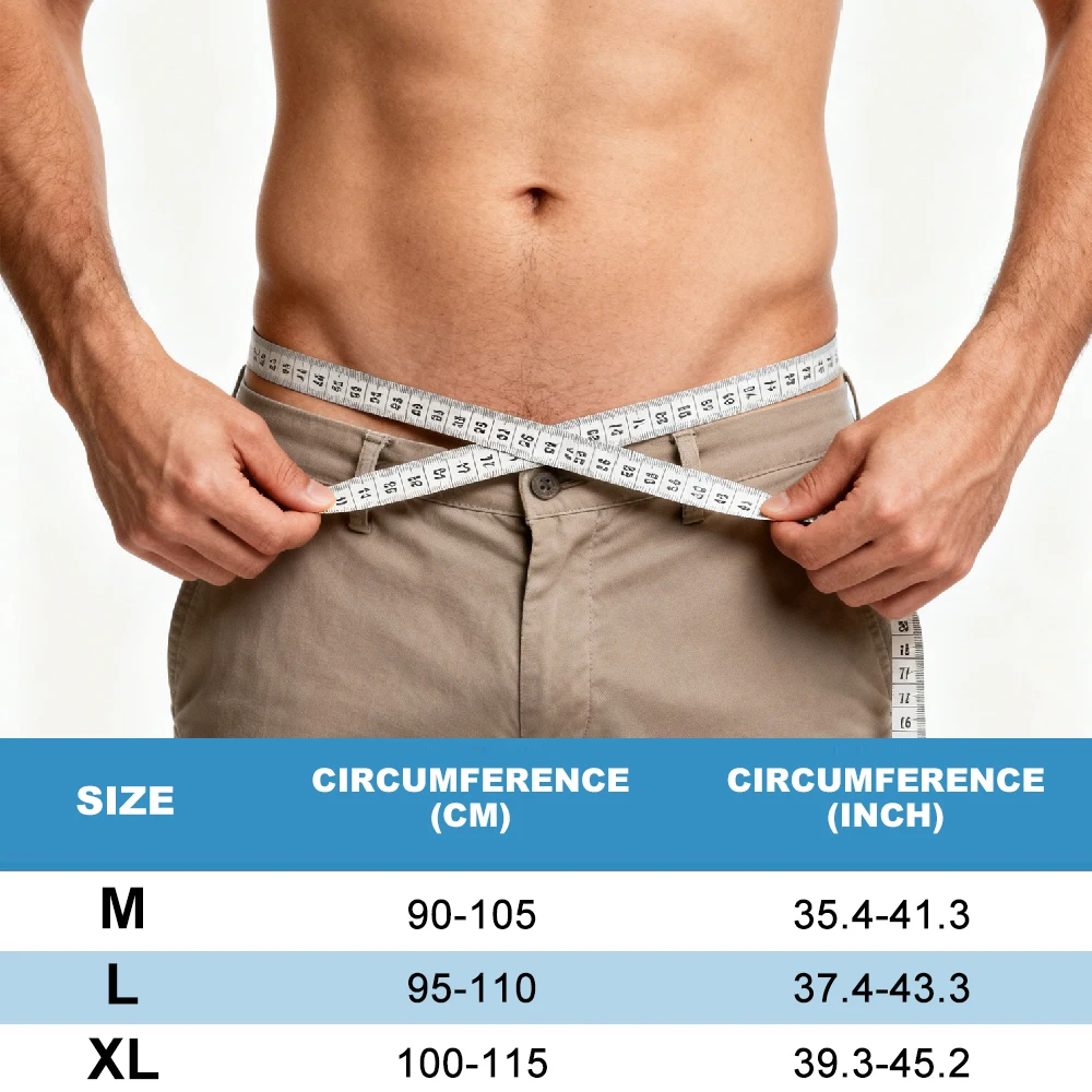 1PCS Hernia Belt for Men Women, Inguinal Support Truss with 2 Removable Pads, Adjustable Groin Brace for Single/Double Side view 5