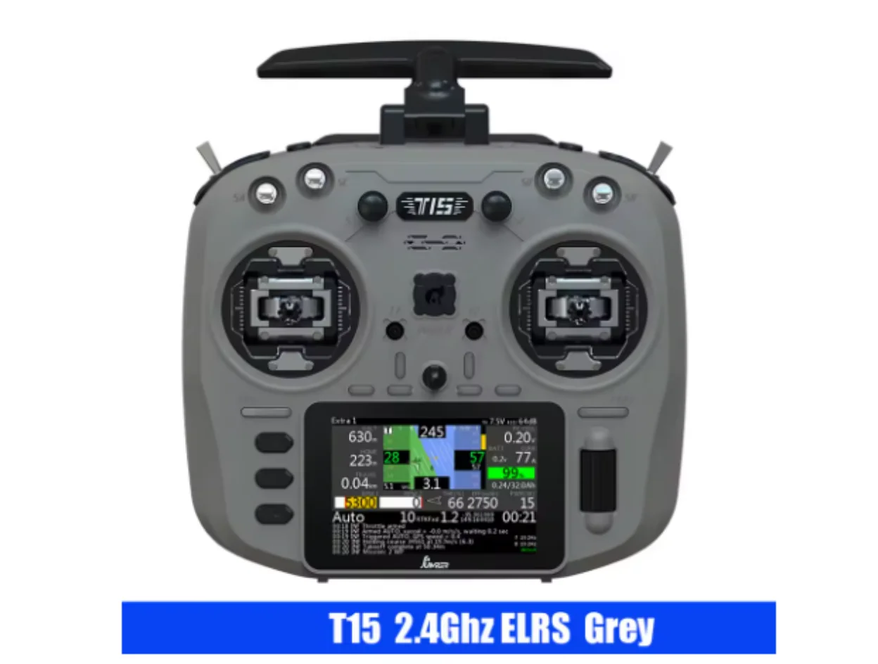 

Jumper T15 Hall Sensor Color screen FPV Radio Controller EDGETX/ELRS For Long Rang RC Drone