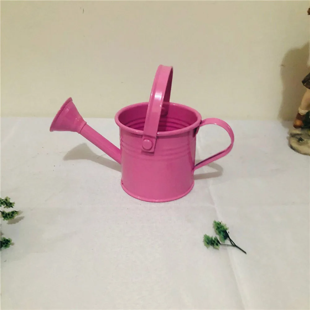 New Metal Watering Can Garden Flower Kettle Mini Small Water Spraying Pot Sprinkle With Large Capacity For Kids Adult