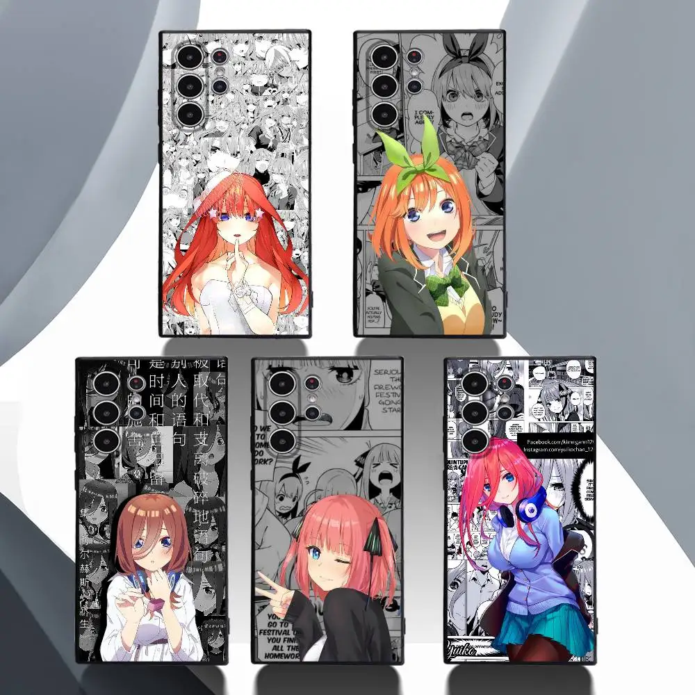 

Hot Q-Quintessential Q-Quintuplets Phone Case For Samsung Galaxy S25 S24 S22 S23 Ultra S21 S20 Plus 5G Protective Silicone Funda